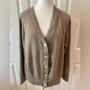 Everlane Brown Cardigan Sweater